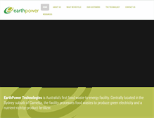 Tablet Screenshot of earthpower.com.au